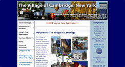 Desktop Screenshot of cambridgeny.gov